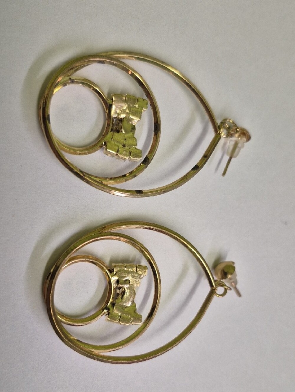 Gold-Tone Crystal Bow Drop Earrings - Women Jewelry - Picture 4 of 5